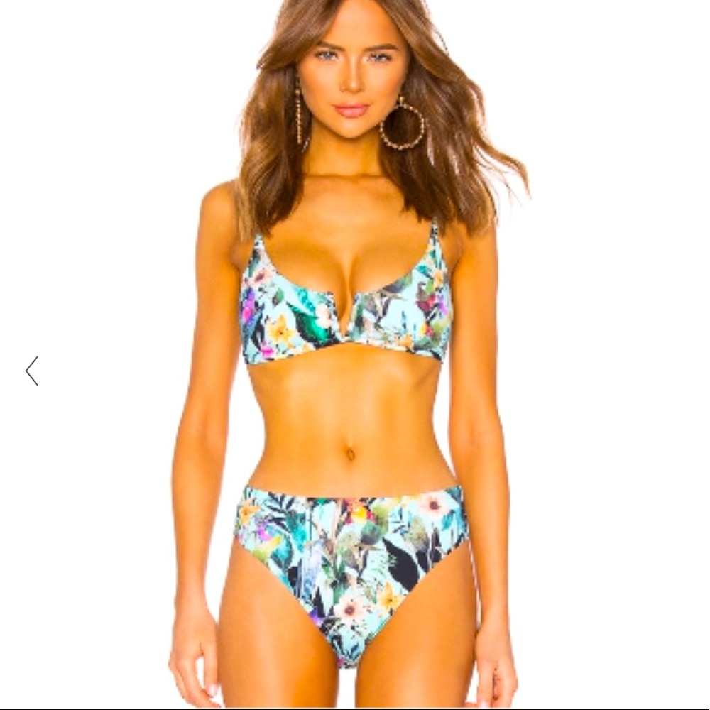 Nanette Lepore Bloomin’ Botanical bikini Bottom